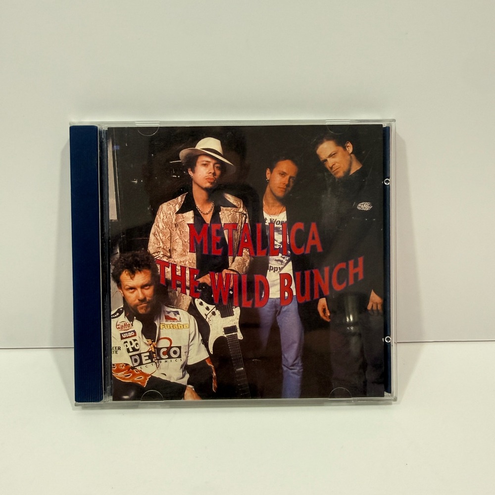 Metallica CD The Wild Bunch Unisex OS Blue Good Promo Live Tracks Rare 0751